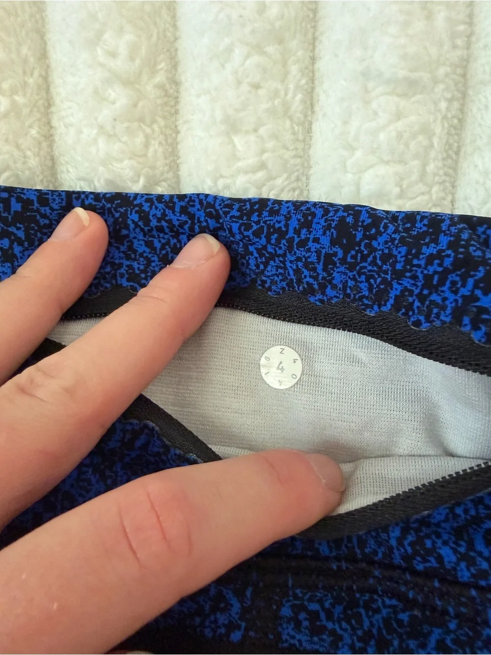 lululemon athletica Blue Speckled High-Rise Leggings